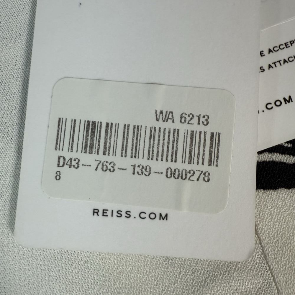 NWT Reiss Margarite Tie Neck Mini Dress - Picture 7 of 12